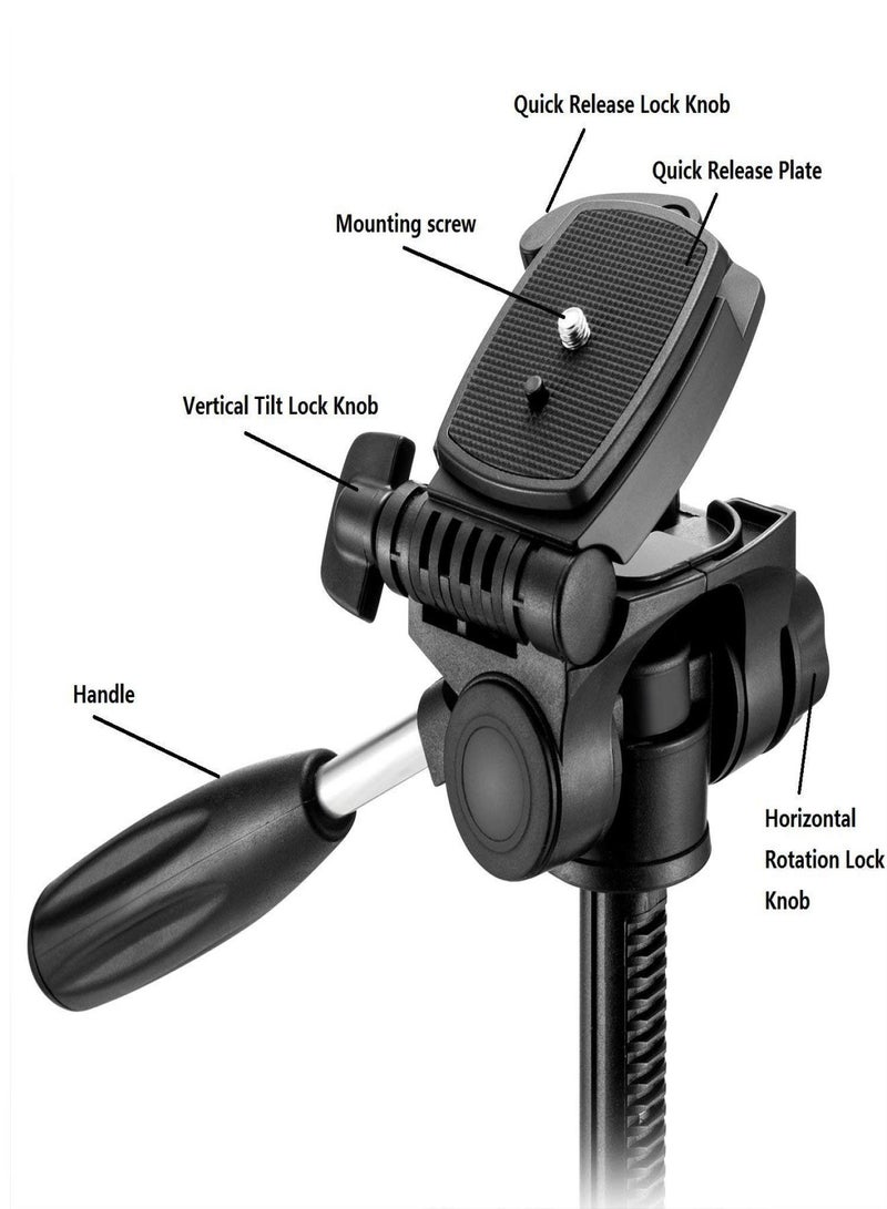 Zomei Q188 portable professional tripod for camera DSLR DV camera 188CM - Image 3